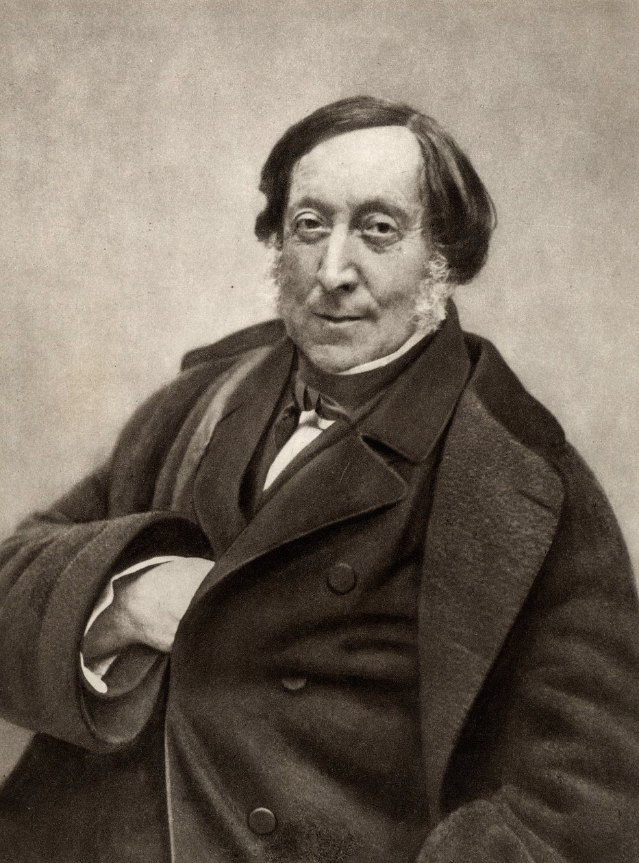 Gioachino (António) Rossini (1792-1868) Compositor italiano. De uma fotografia de Nadar, pseudónimo de Gaspard-Felix Tournachon (1820-1910). de (1820 1910) Nadar