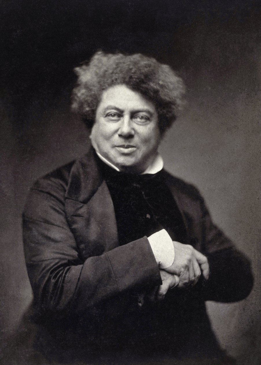 Alexandre Davy de la Pailleterie, conhecido como Alexandre Dumas pere (1802-1870) de Nadar
