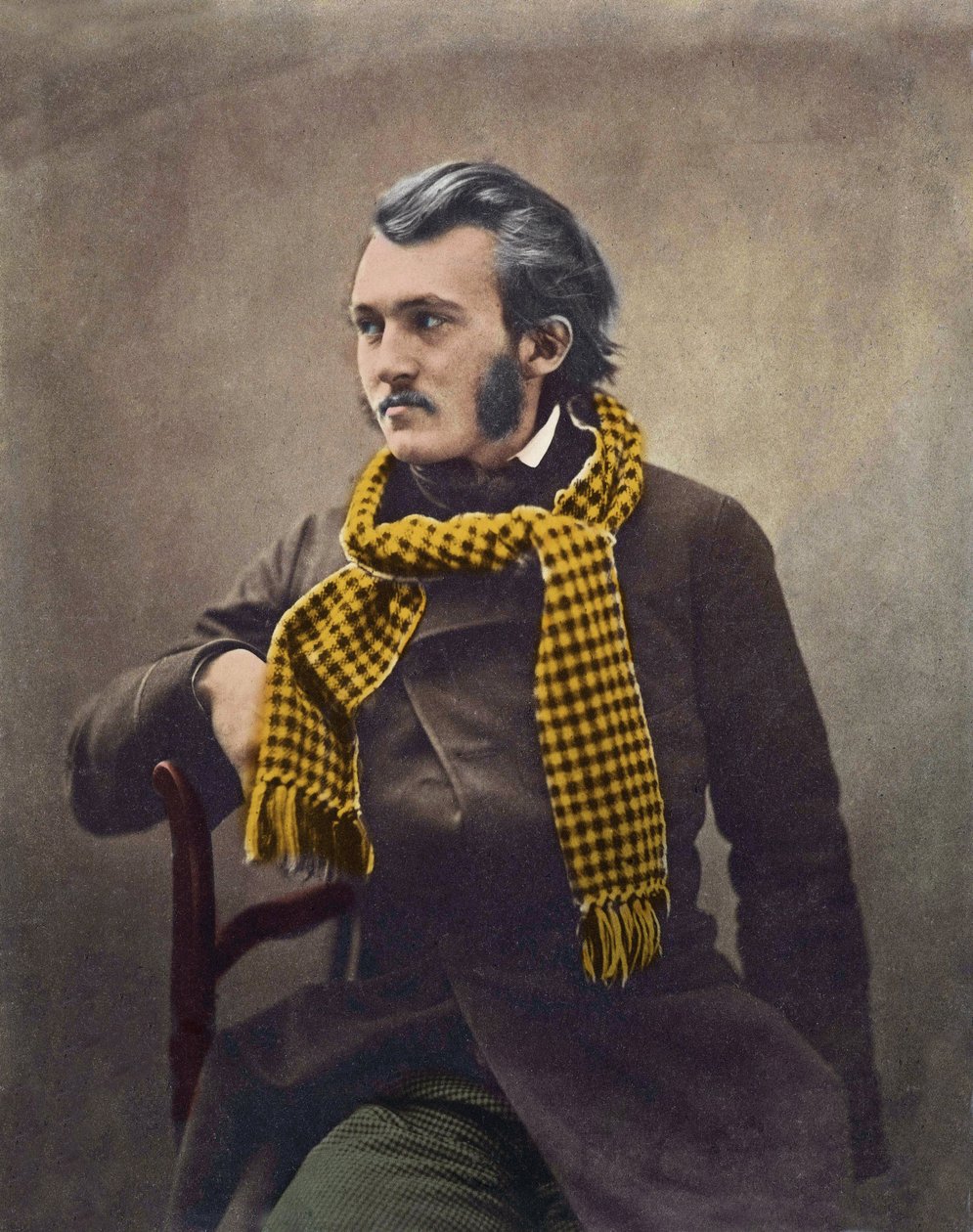 Gustave Dore (1832-1883) por Felix Nadar - coloração posterior de Nadar