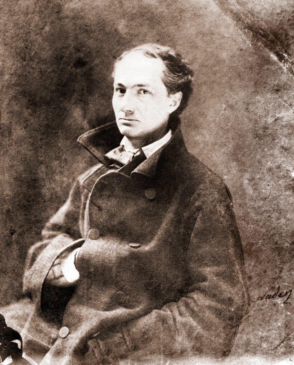Retrato de Charles Baudelaire, Escritor (1821-1867) - Fotografia de Nadar (Felix Tournachon) de Nadar
