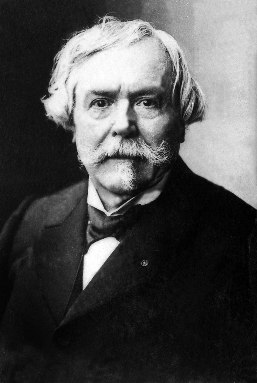 Retrato de Edmond Huot de Goncourt (1822-1896), escritor francês. Foto de Nadar de Nadar