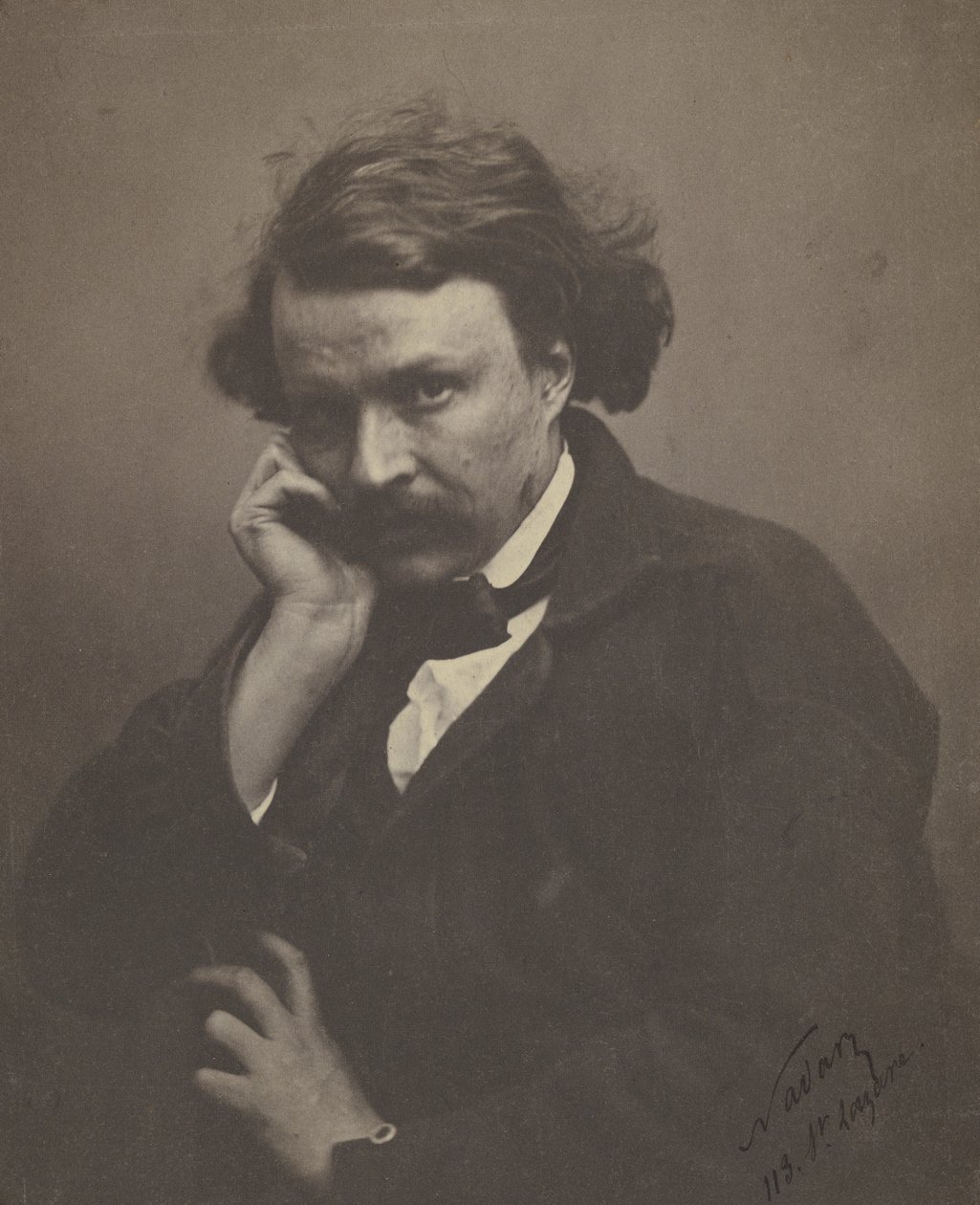 Auto-retrato, c.1855 (foto a p-b) de Nadar