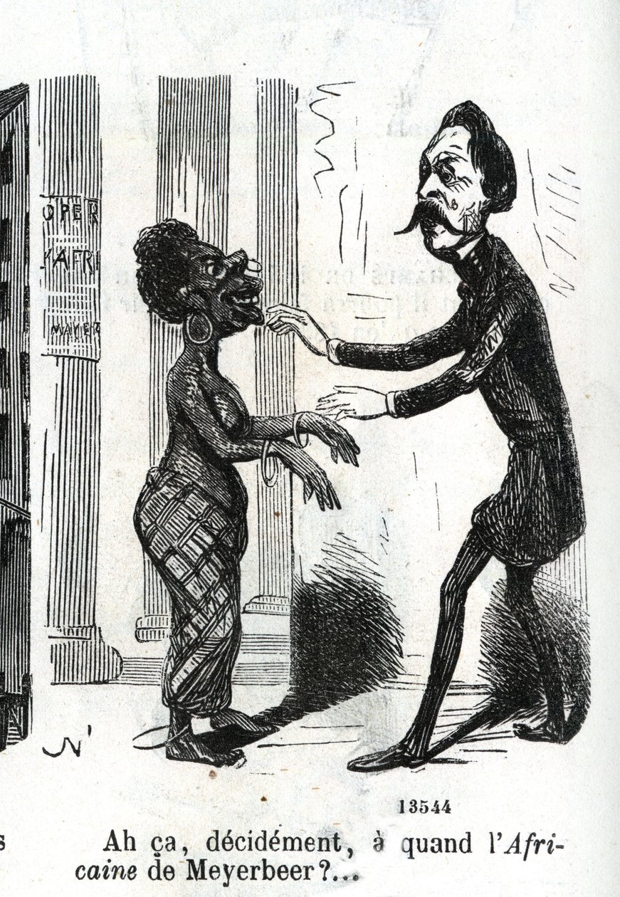Quando é que Giacomo Meyerbeer é Africano? de Nadar