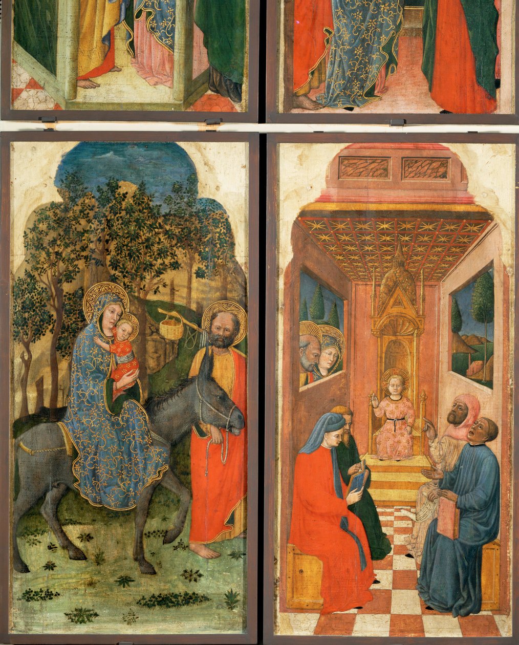 12 cenas da vida da Virgem ... de (active c.1463 c.1490) Master of Wilten