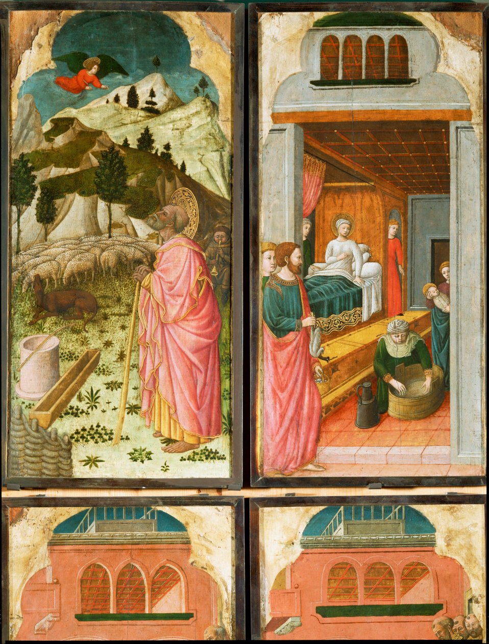 12 cenas da vida da Virgem ... de (active c.1463-c.1490) Master of Wilten