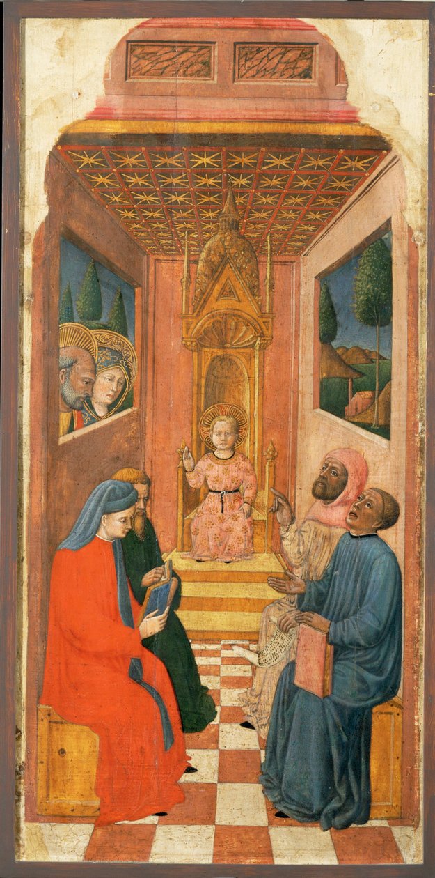 12 cenas da vida da Virgem ... de (active c.1463 c.1490) Master of Wilten