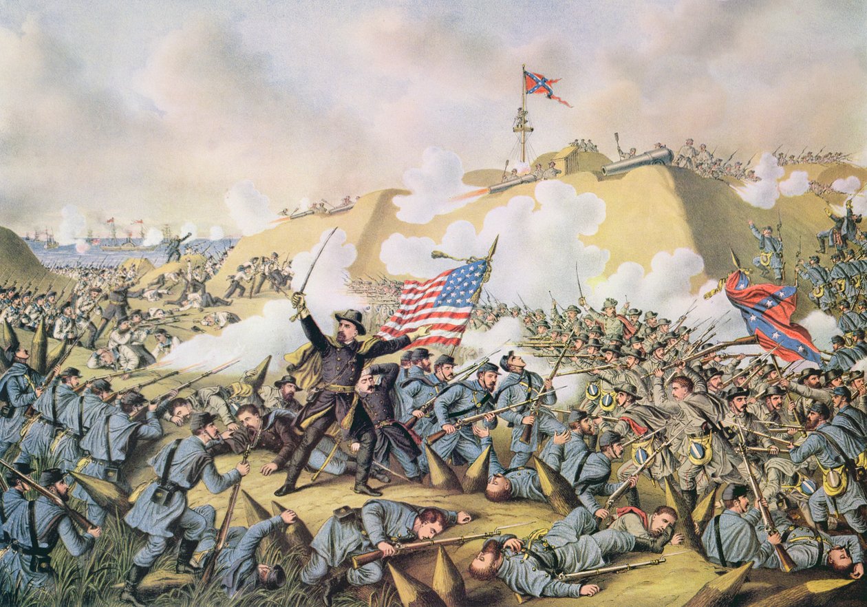 Captura de Fort Fisher de (after) American School