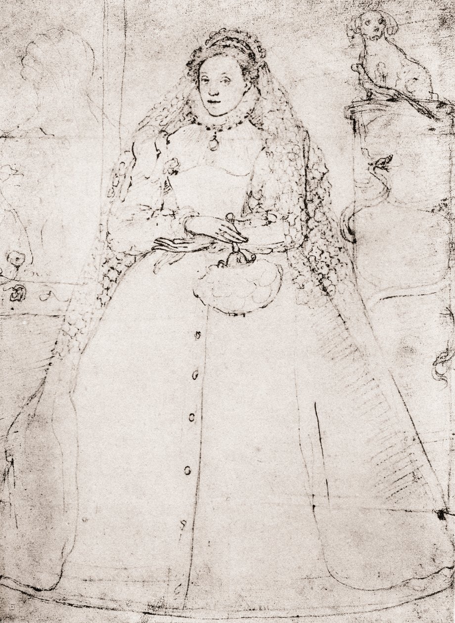 Elizabeth I (litho) de (after) English School