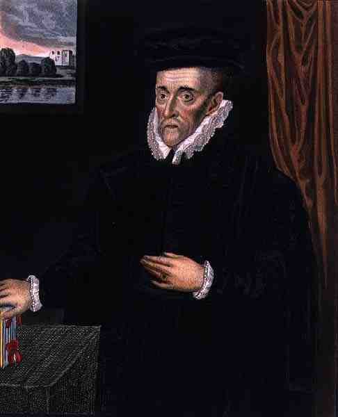 Retrato de Sir Walter Mildmay (1520?-1589), Fundador do Emmanuel College, Cambridge, de 