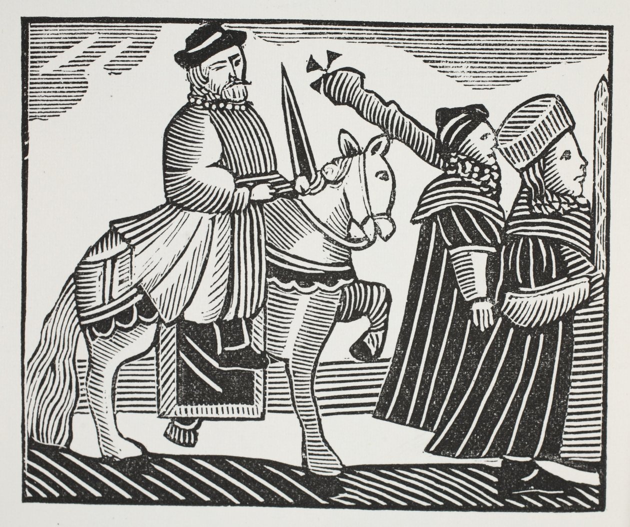 The History of Wat Tyler and Jack Straw, ilustração de 