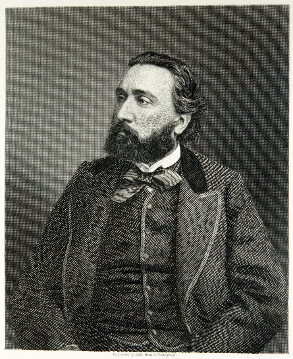 Léon Gambetta (gravura) de (after) English photographer