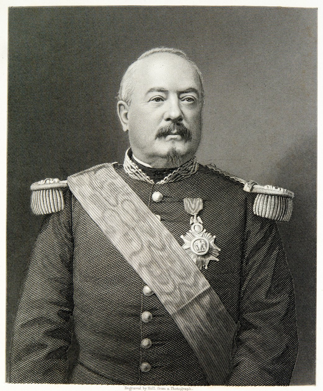 Marechal Bazaine (gravura) de (after) English photographer