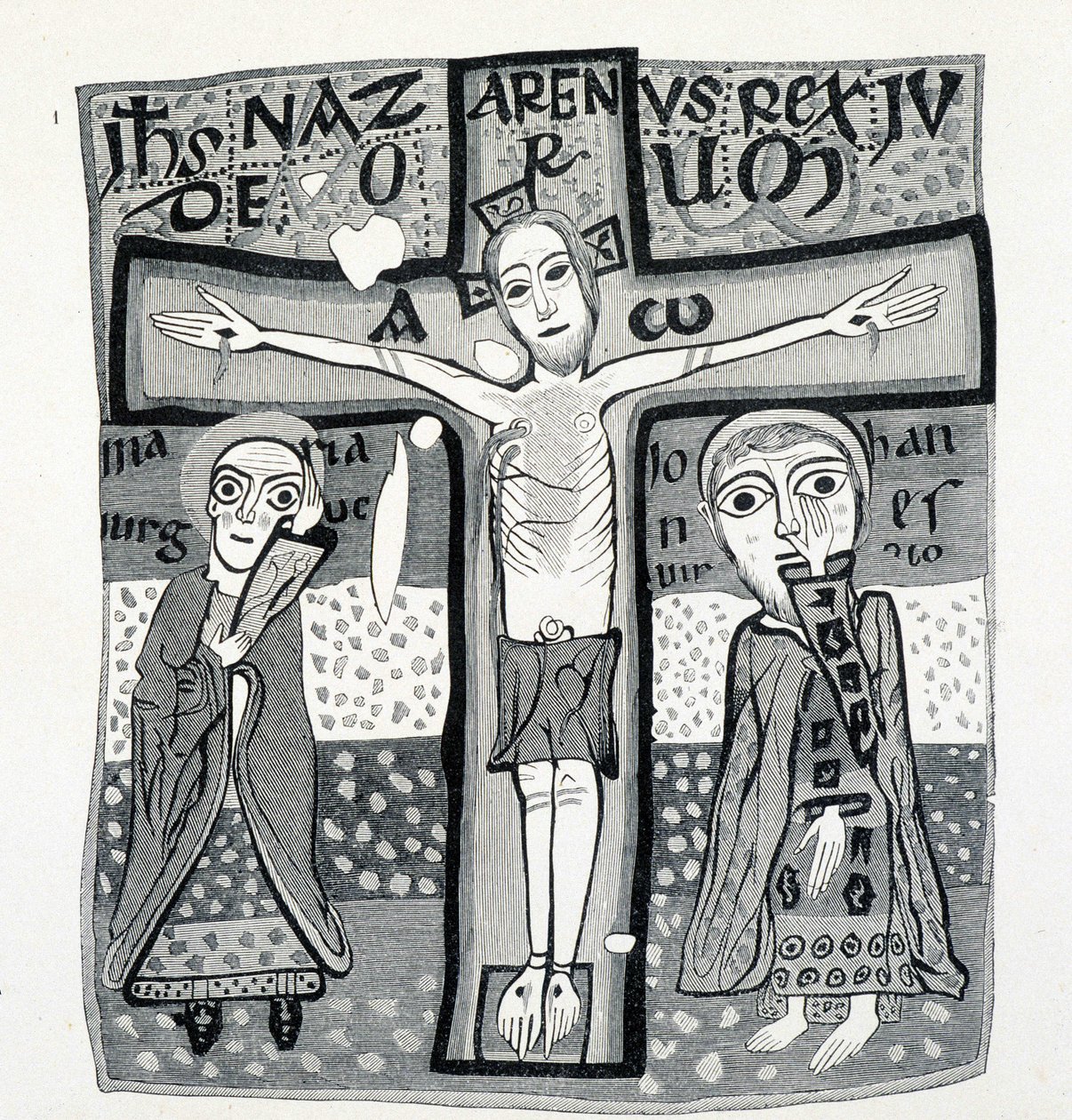 Arte Religiosa, Cristo na Cruz. Século XII. de (after) French School