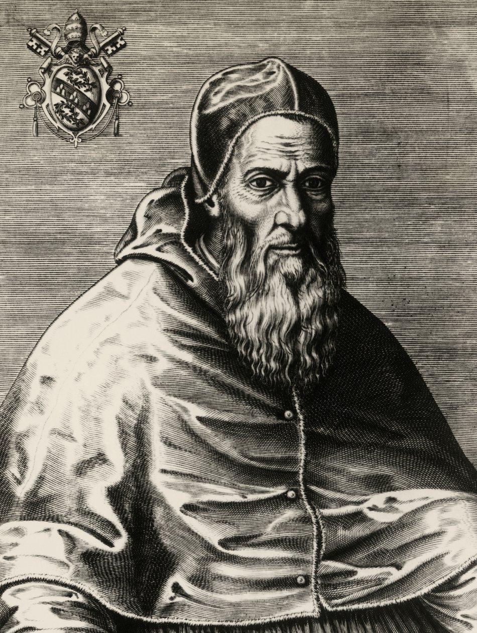 Retrato de Júlio III, nascido Giovanni Maria Ciocchi del Monte (Monte San Savino de (after) Italian School