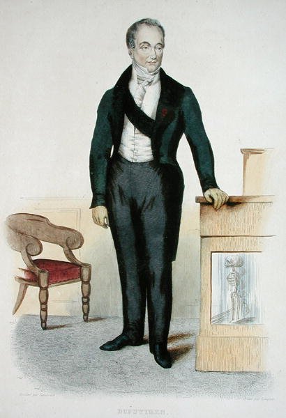 Guillaume Dupuytren (1777-1835) ilustração de 