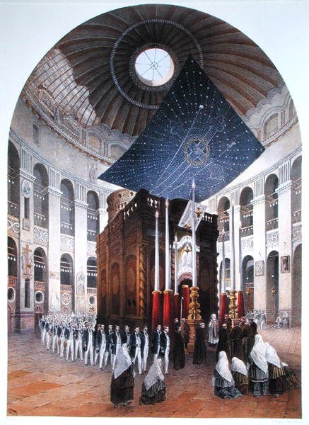 A Igreja do Santo Sepulcro, ilustração de 