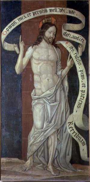 Cristo Redentor (tempera) de (attr. to) Antonio da Pavia