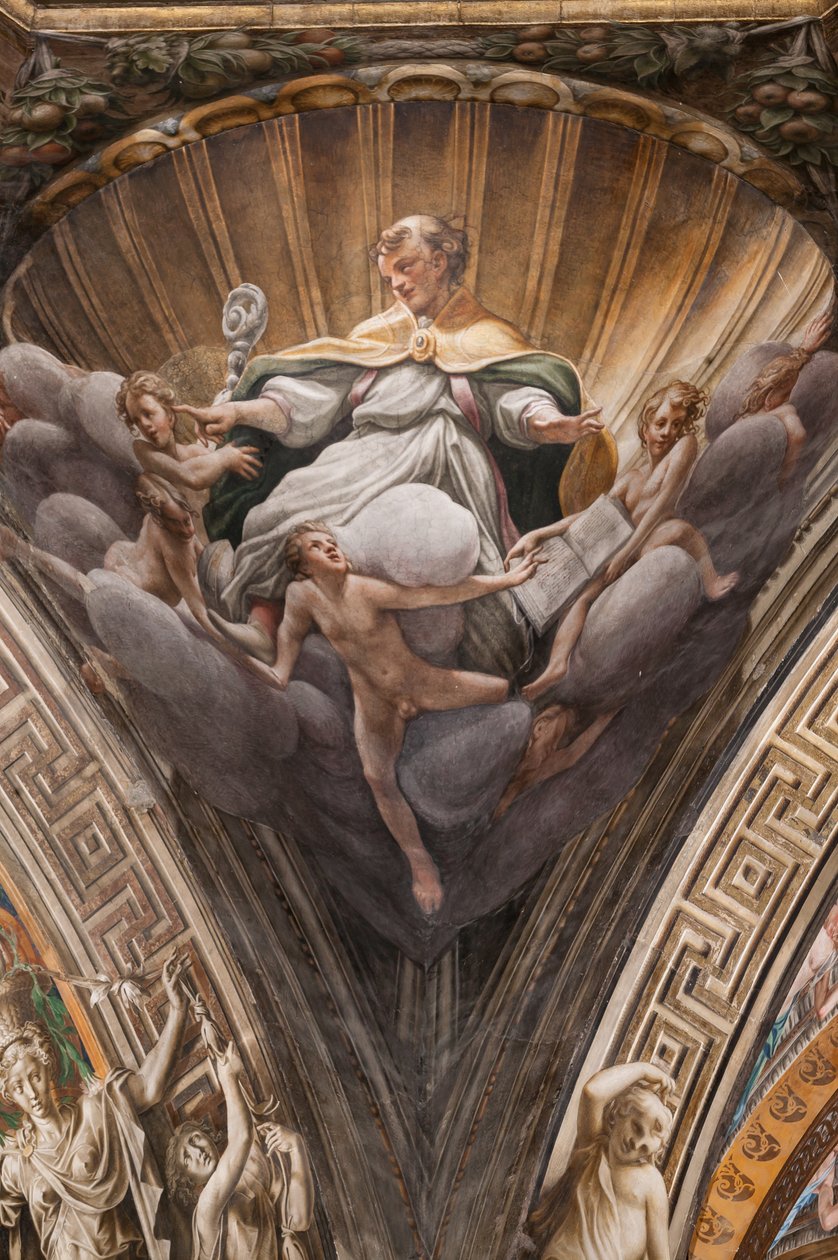 St Hilary, detalhe de 3660852 de (c.1489 1534) Correggio