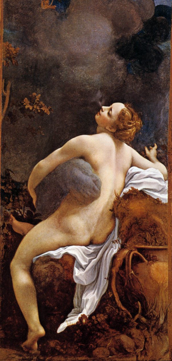 Júpiter (Zeus) e Io, de AP Le Corrège, v. 1530, Museu Kunsthistorisches, Viena. de (c.1489 1534) (after) Correggio