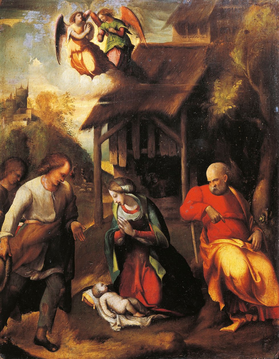 Adoração dos Pastores (pintura de (c.1489 1534) Correggio