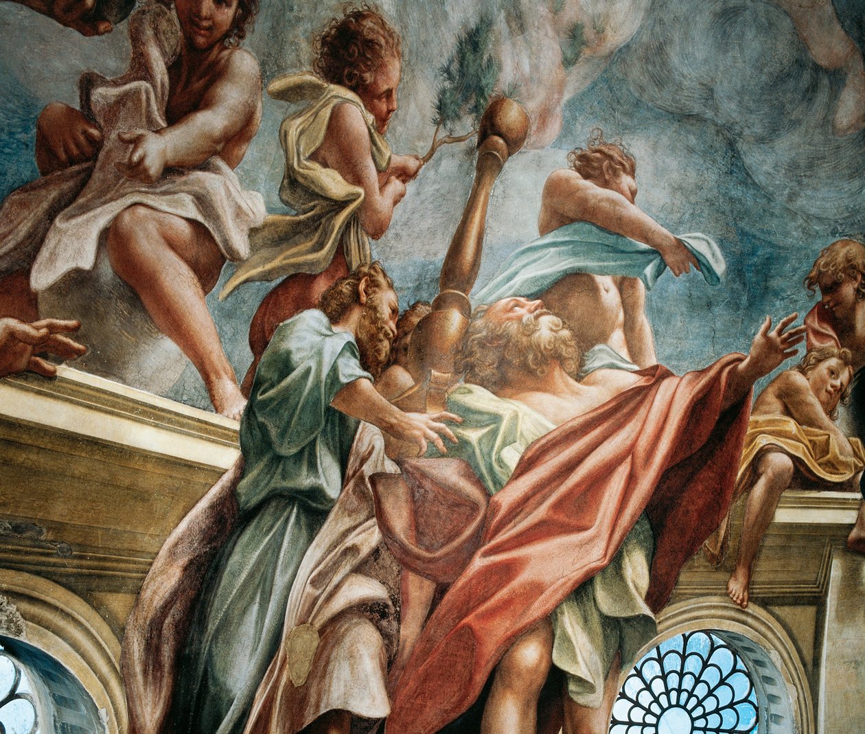 Apóstolo, detalhe da Assunção da Virgem de (c.1489 1534) Correggio
