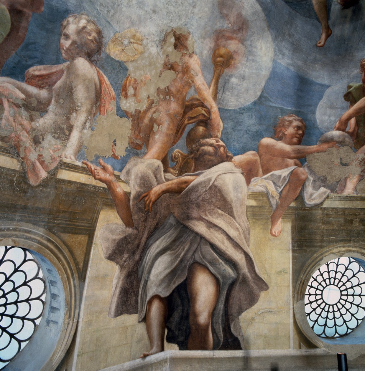 Efébes, detalhe de The Assumption of the Virgin de (c.1489 1534) Correggio
