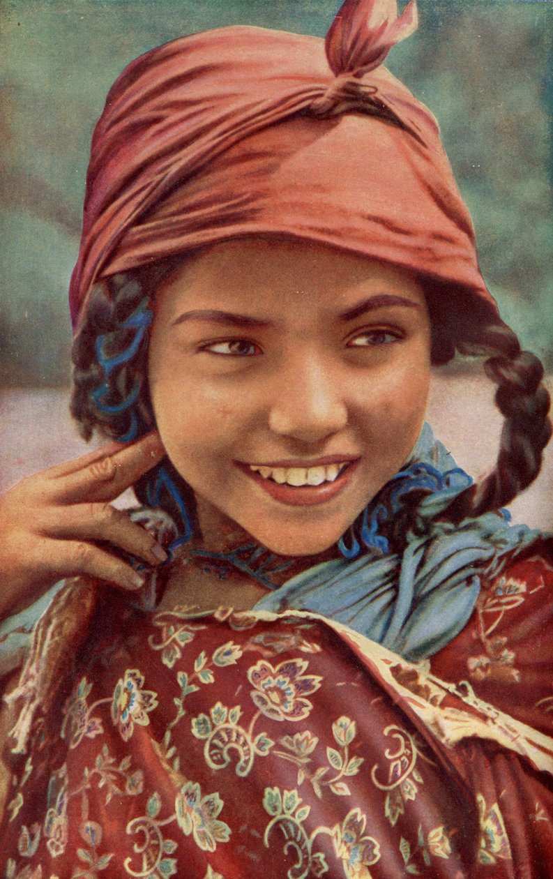África. Crianças árabes de Tunis. 1920 de Unknown