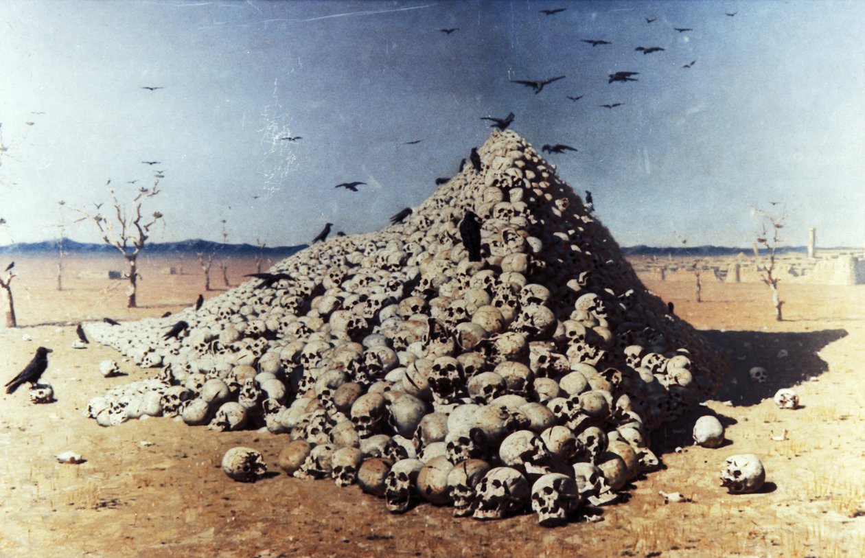 Apoteose da guerra por Vasily Vereshchagin, 1871. de Unknown