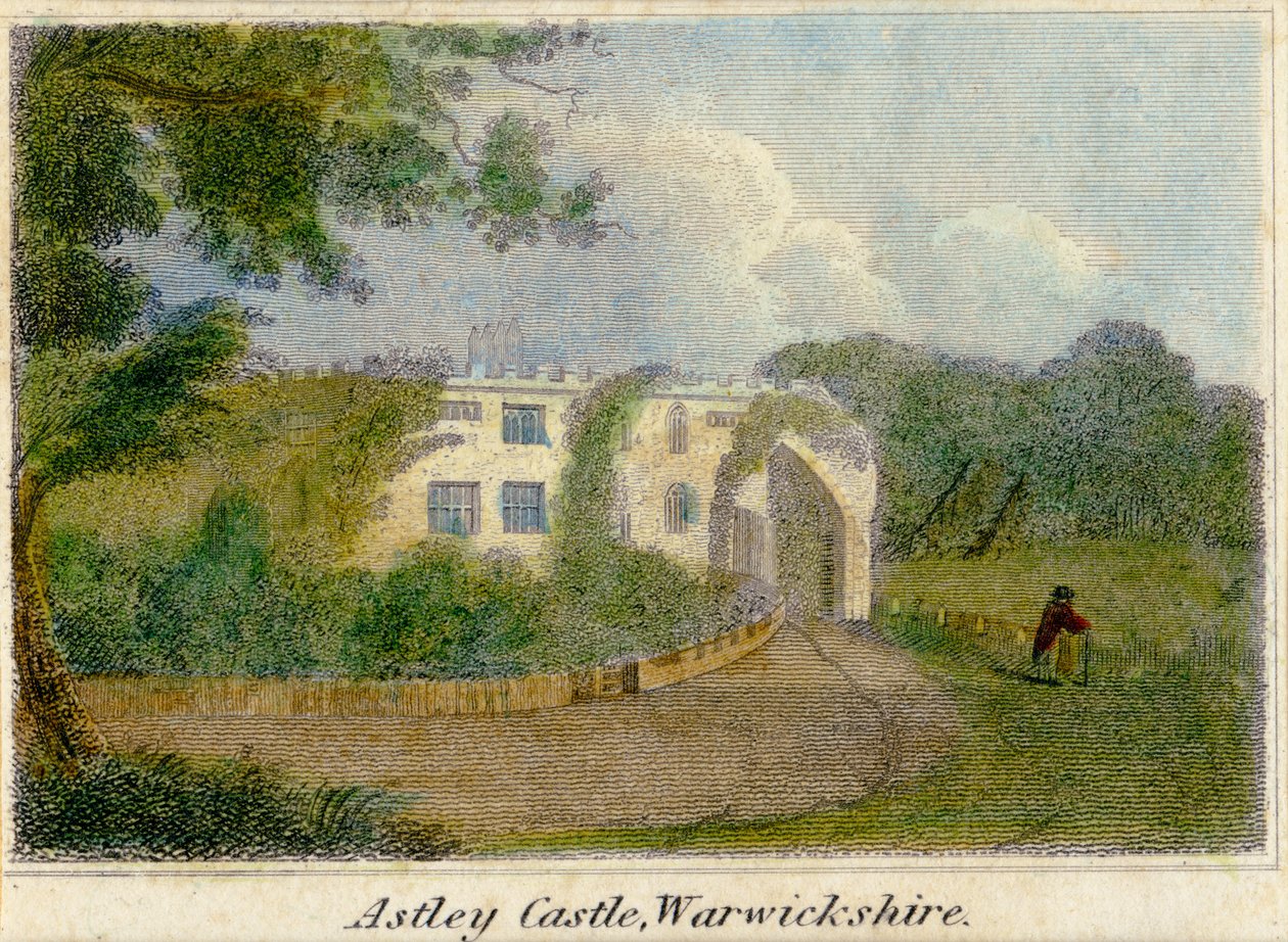 Astley Castle, Warwickshire, cerca de 1830 de Unknown