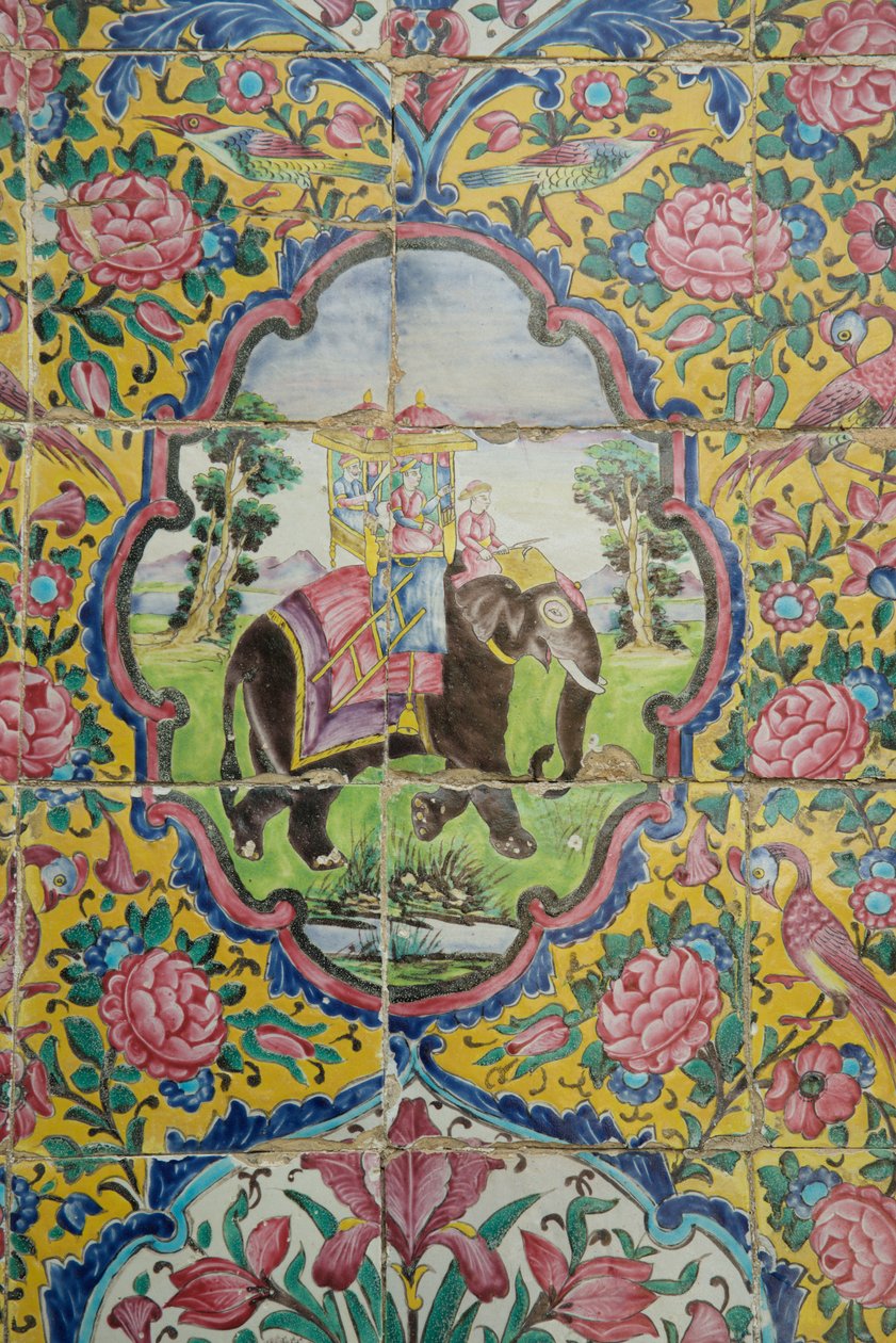 Bagh-e Narenjastan Orangerie Jardim, Shiraz, Irã de Unknown