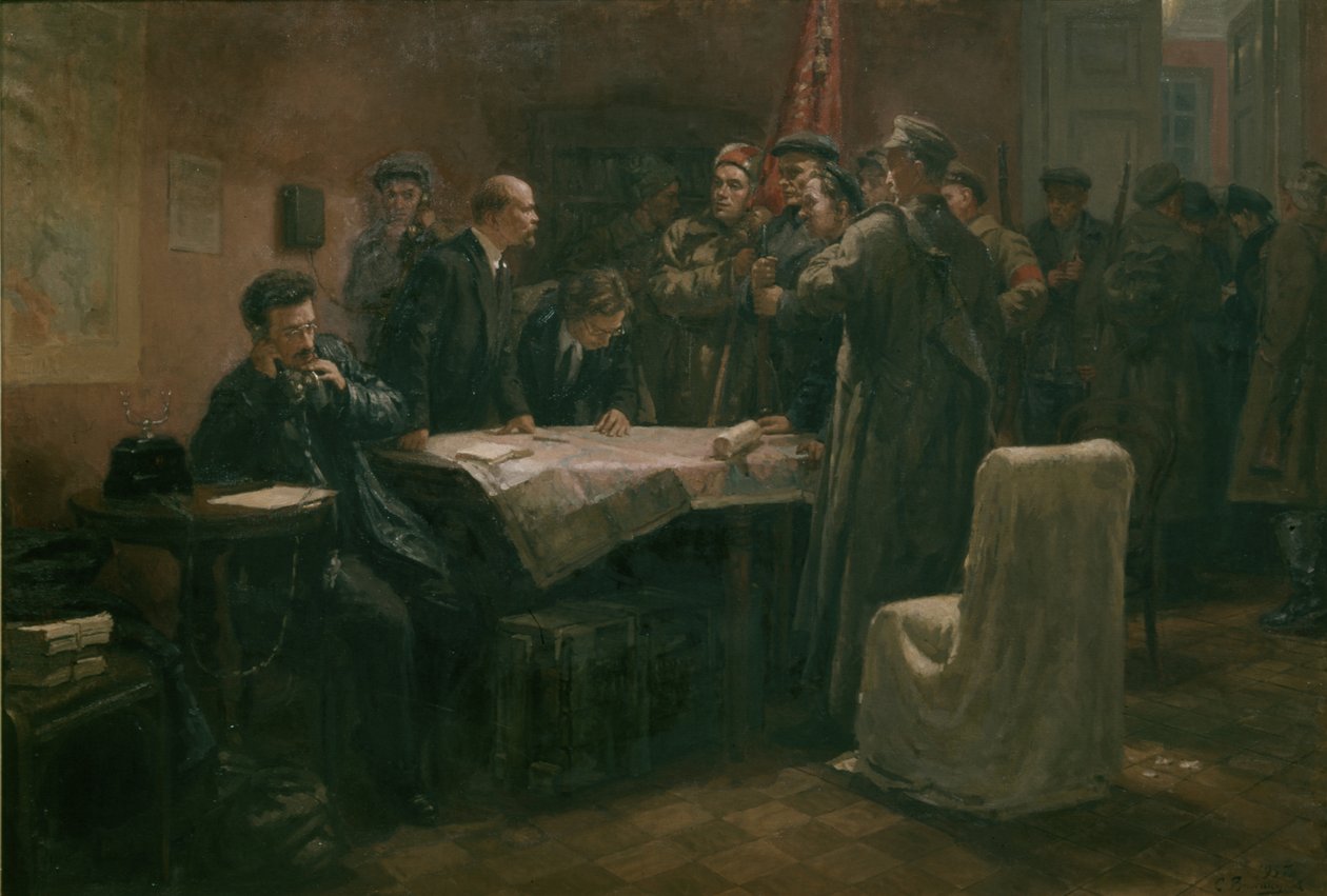 Antes do Assalto por S, P, Viktorov, 25 de outubro de 1917. de Unknown