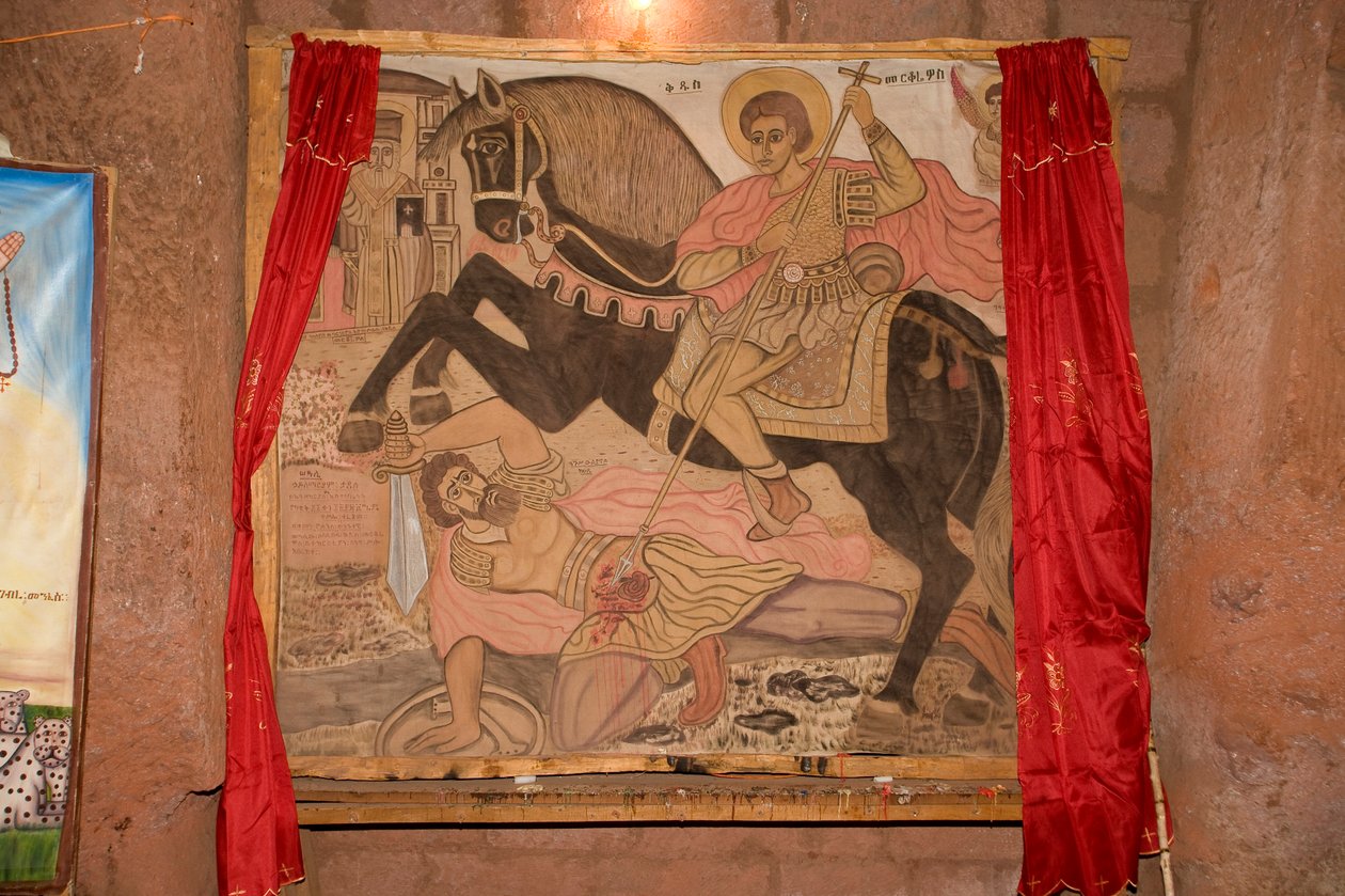 Bet Amanuel Church, Lalibela, Etiópia, África de Unknown
