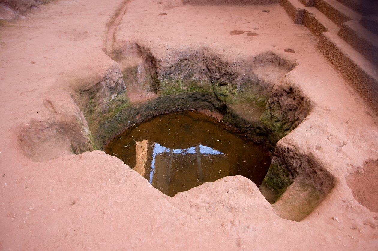 Bet Amanuel Church, Lalibela, Etiópia, África de Unknown