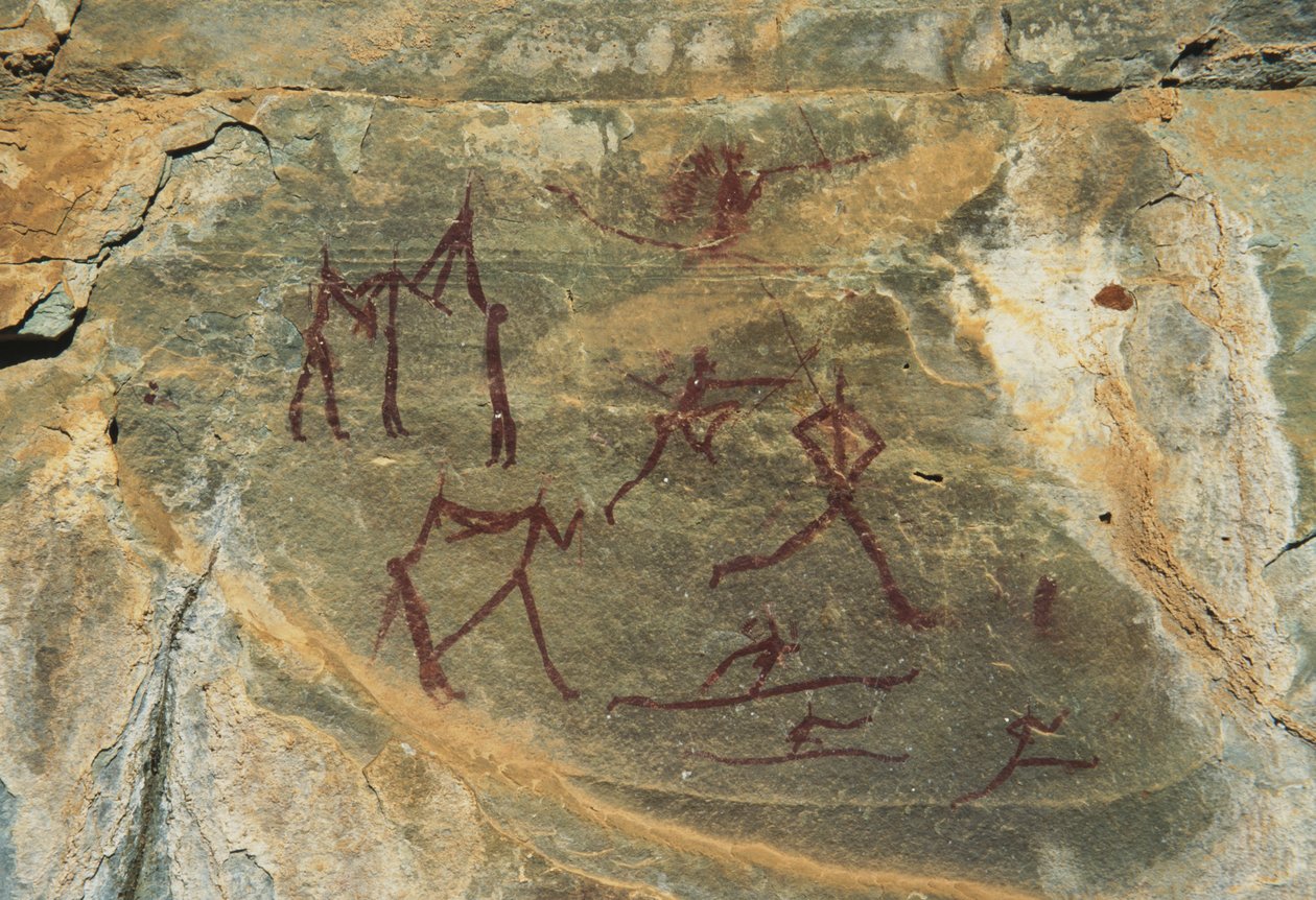 Pintura de rocha do bosquímano de Unknown