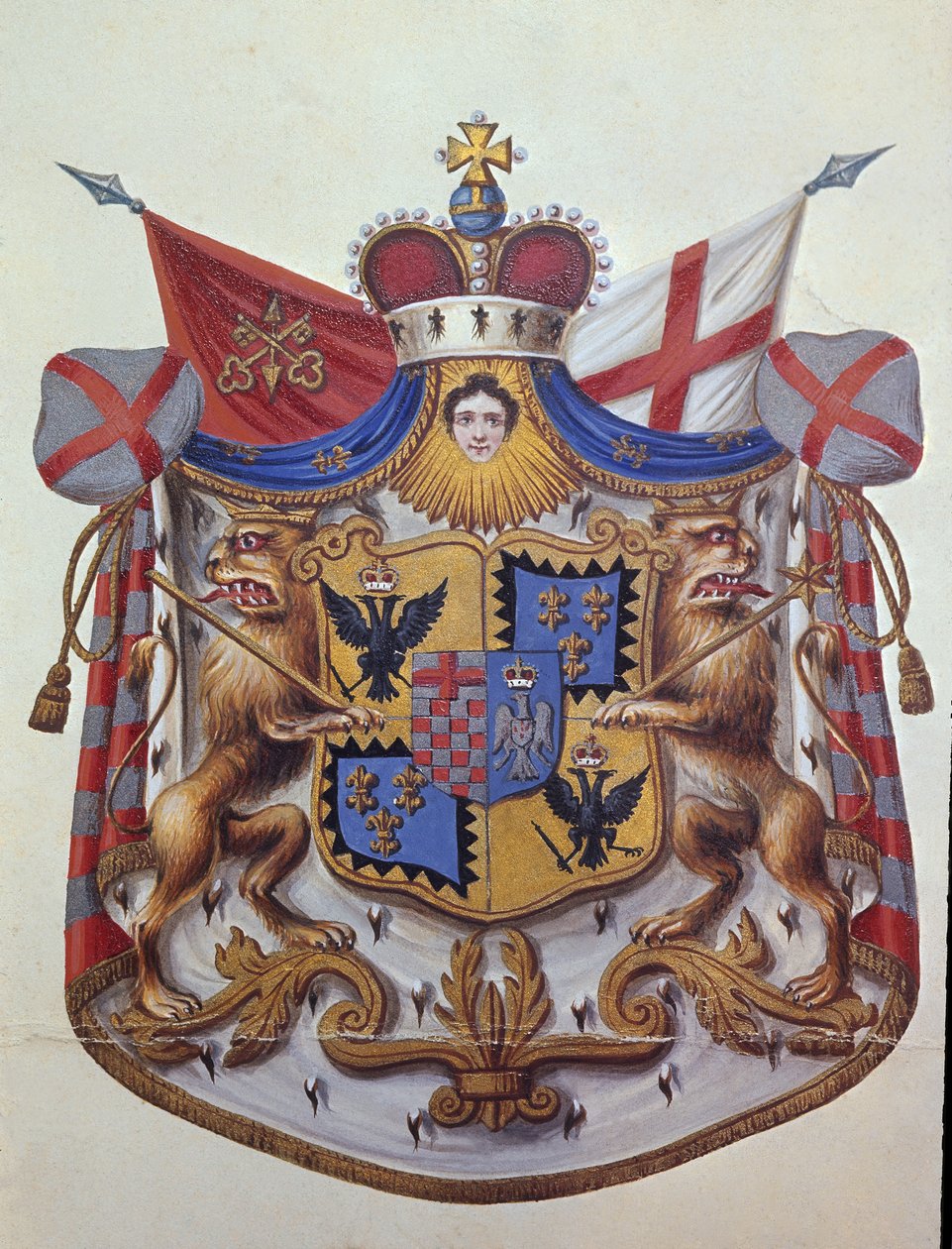 Brasão de Barbiano Belgiojoso DEste de Unknown