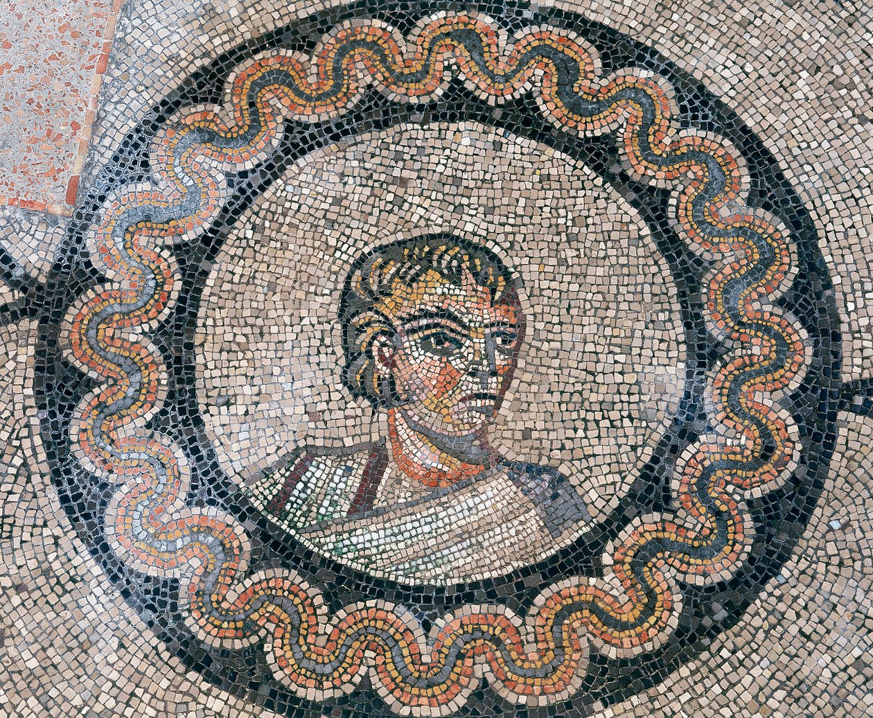 Detalhe, de, chão, de, a, cedo, cristão, basílica, de, Aquileia, udine de Unknown