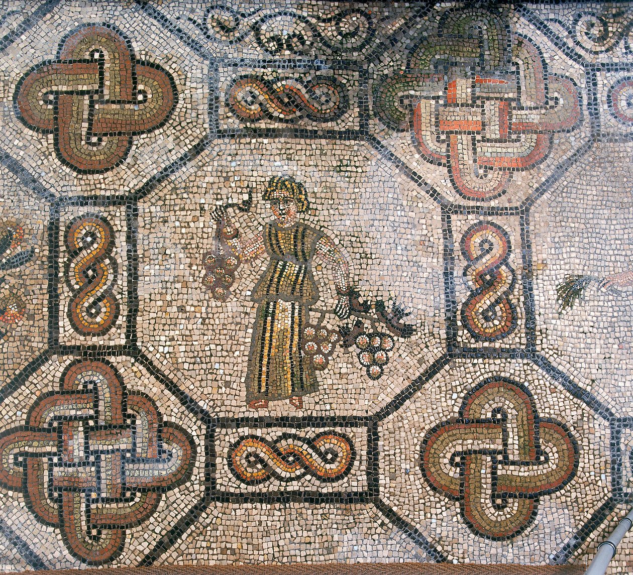Detalhe, de, chão, de, a, cedo, cristão, basílica, de, Aquileia, udine de Unknown