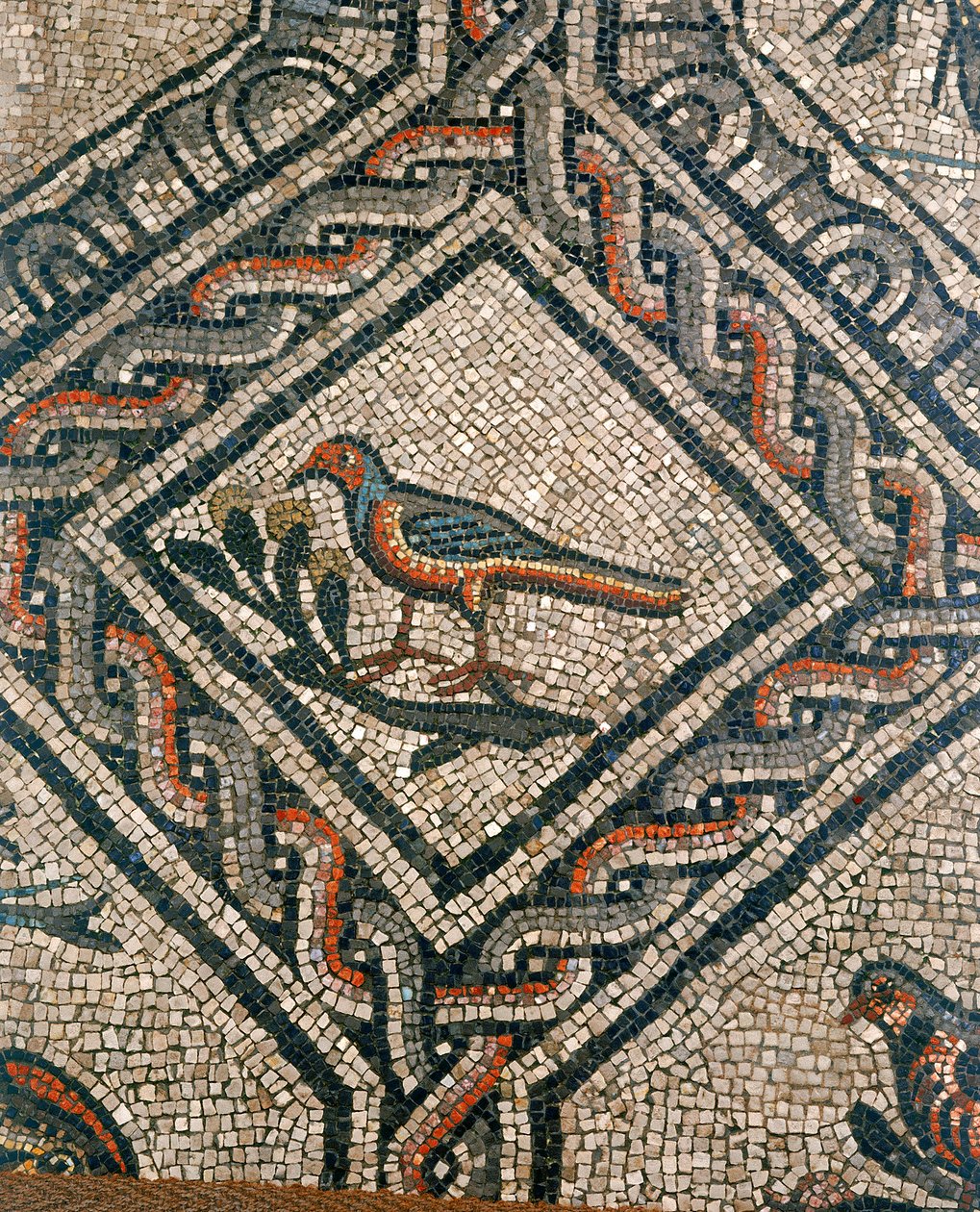 Detalhe, de, chão, de, a, cedo, cristão, basílica, de, Aquileia, udine de Unknown