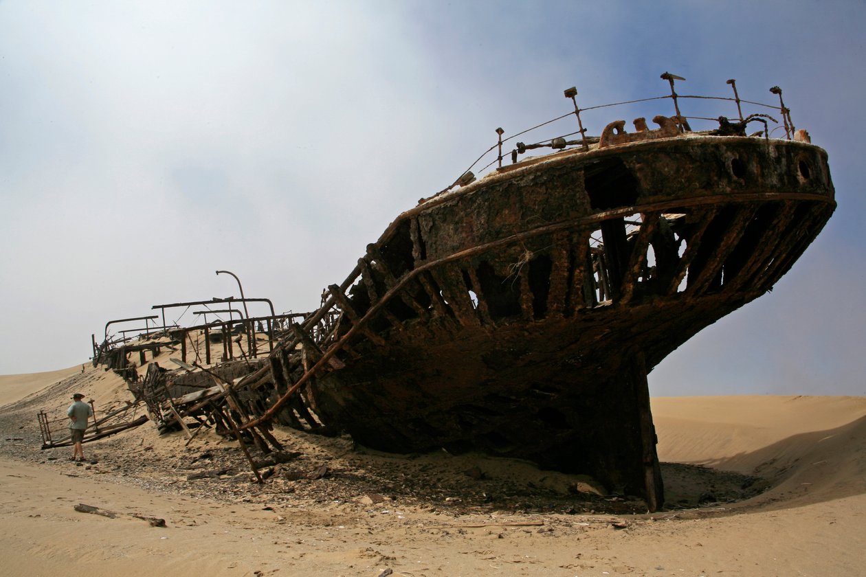 Eduard Boleyn naufrágio no deserto do Namibe de Unknown