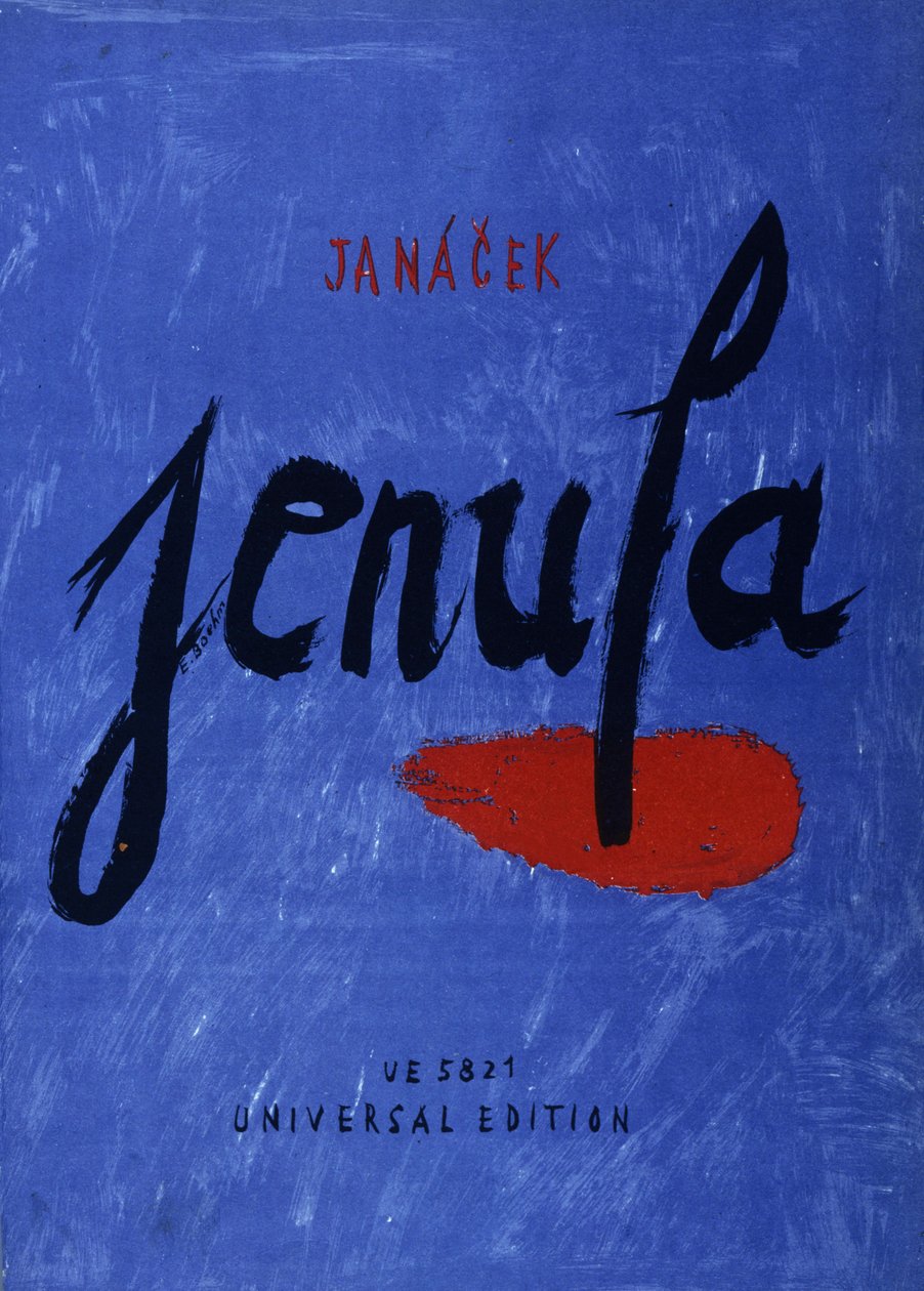 Capa de Jenufa por Leos Janacek de Unknown