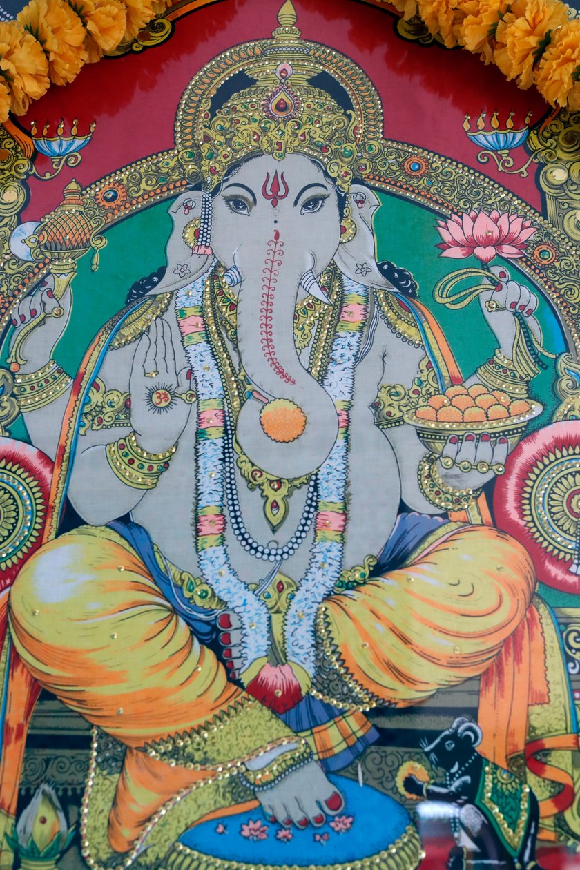 Ganesha, Templo Sri Thenday Yutthapani, Cidade de Ho Chi Minh, Vietnã de Unknown