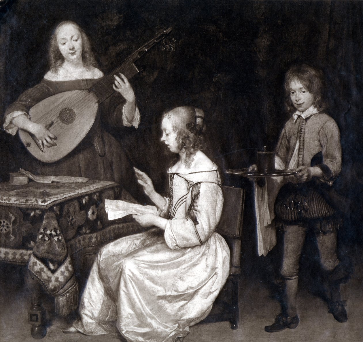Gerard ter Borch, Cena Musical. de Unknown