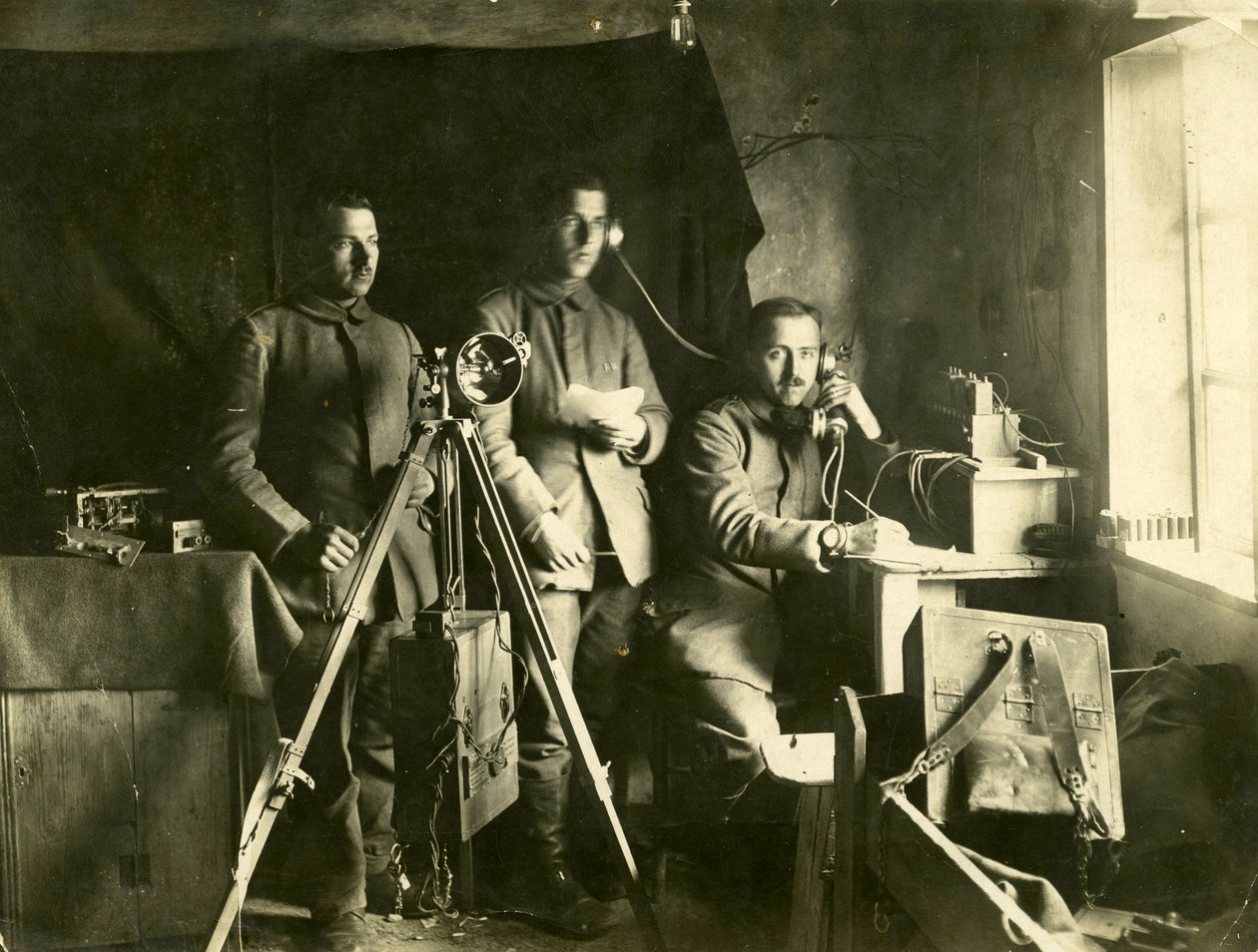 Unidade de sinal do operador de telefone alemão WWI, c.1913 de Unknown