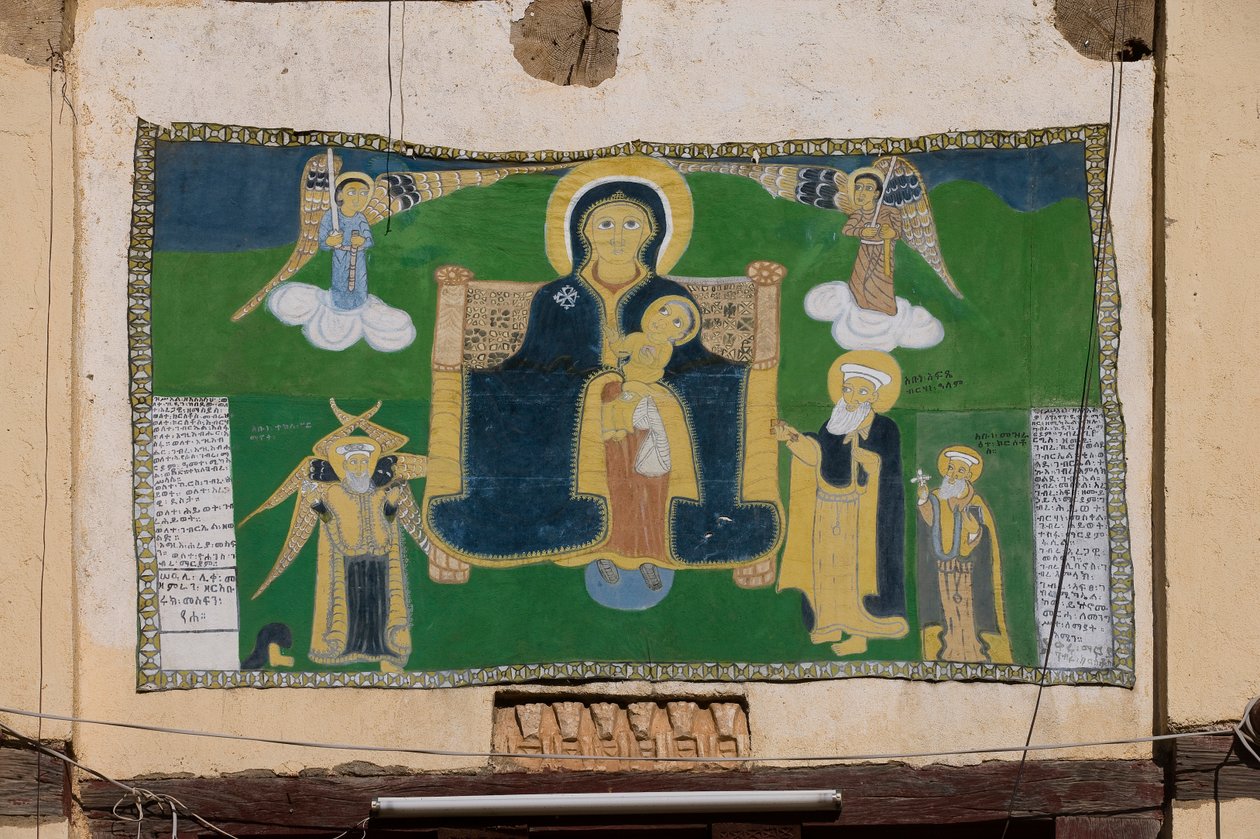 Grande, templo, yeha, tigray, região, etiópia, áfrica de Unknown