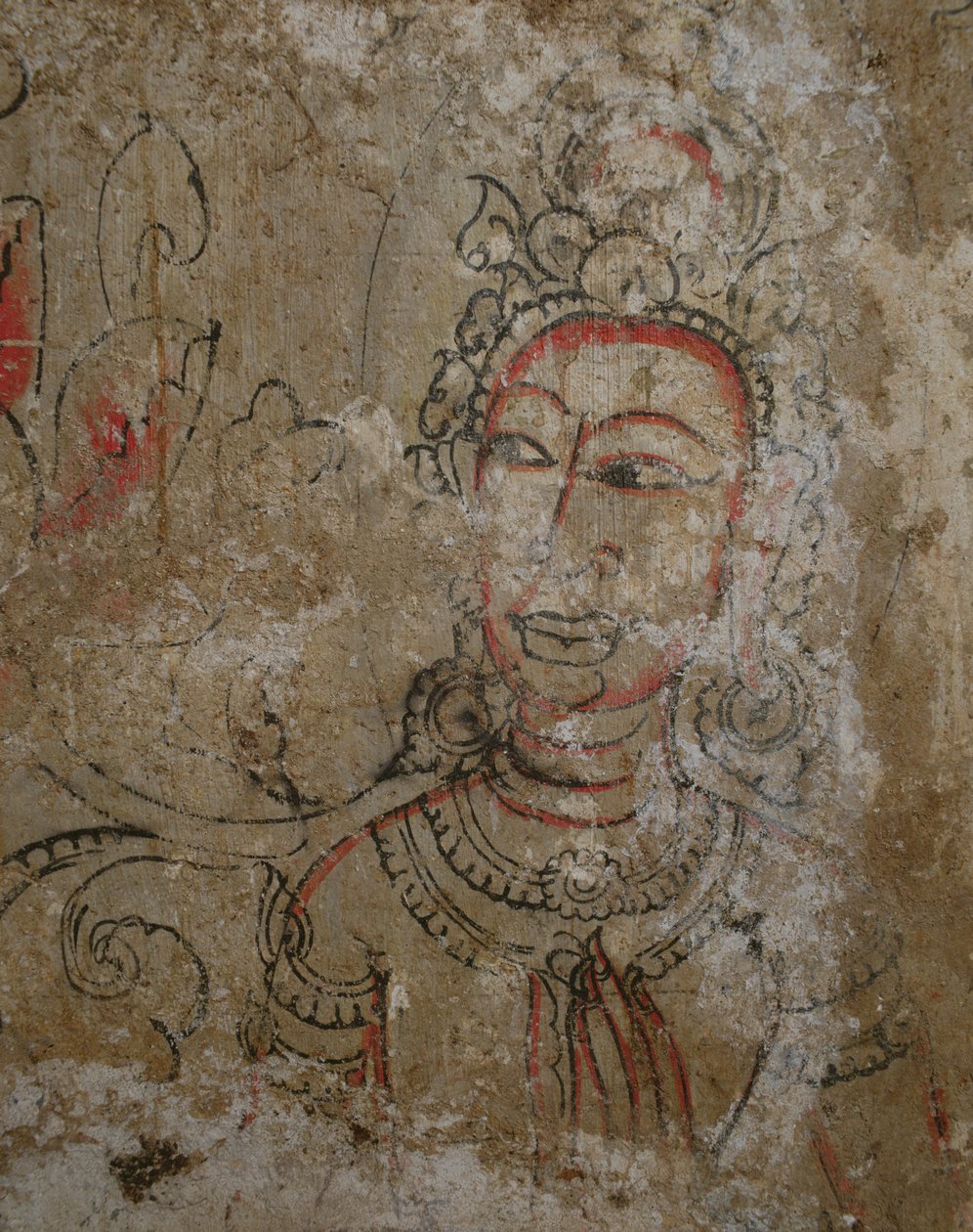 Chefe da influência chinesa, Wat Ratchaburana, Ayutthaya, Tailândia de Unknown