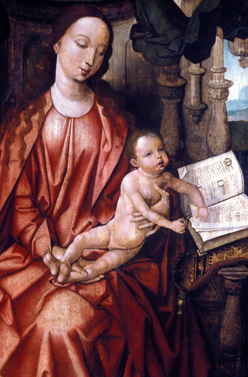 Loire Atlantique N * 132 - Nantes - Museu Dobree - “” A Virgem e o Menino ”- Pintura de Flandres - séc. de Unknown