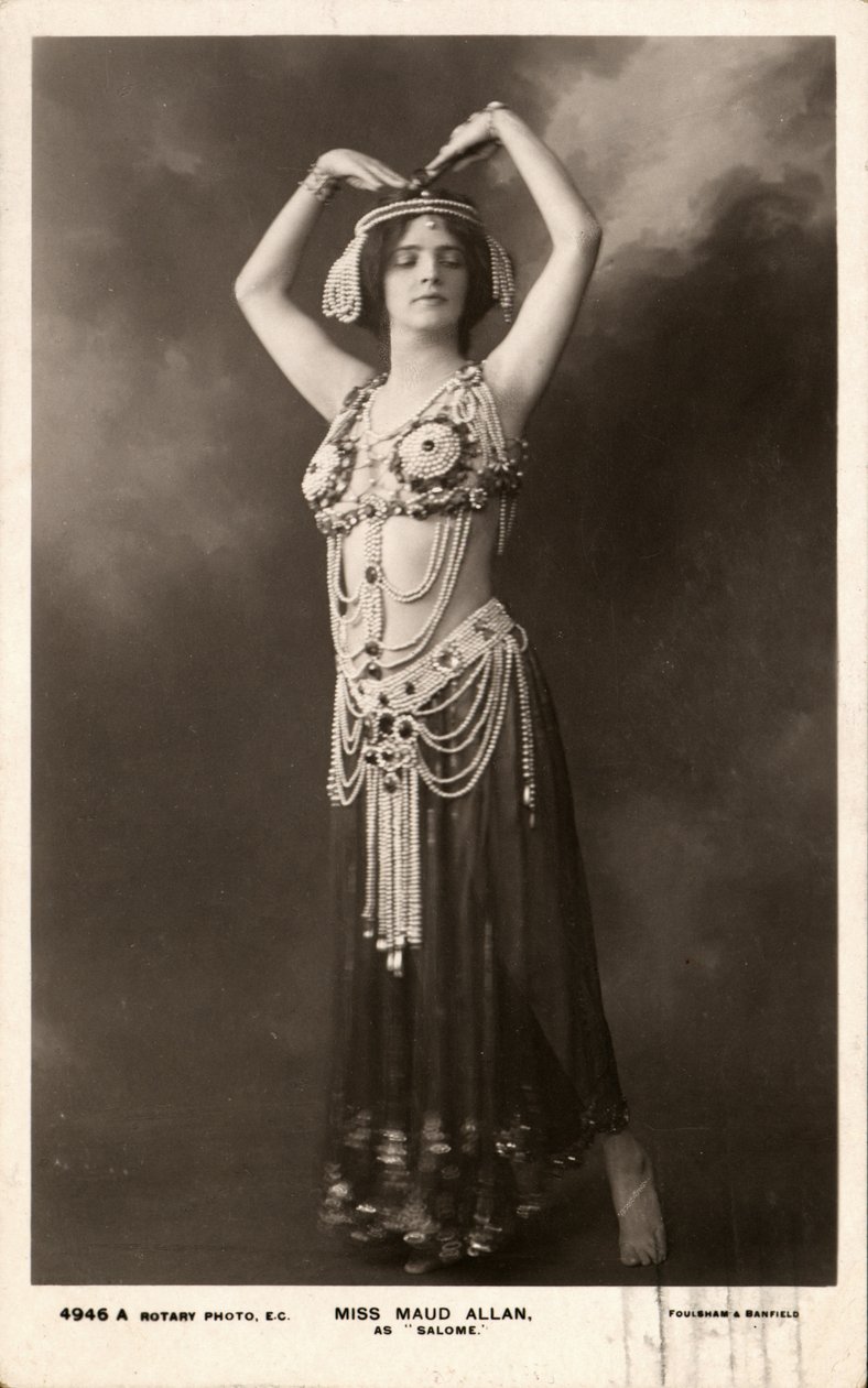 Senhorita Maud Allan como Salome de Unknown