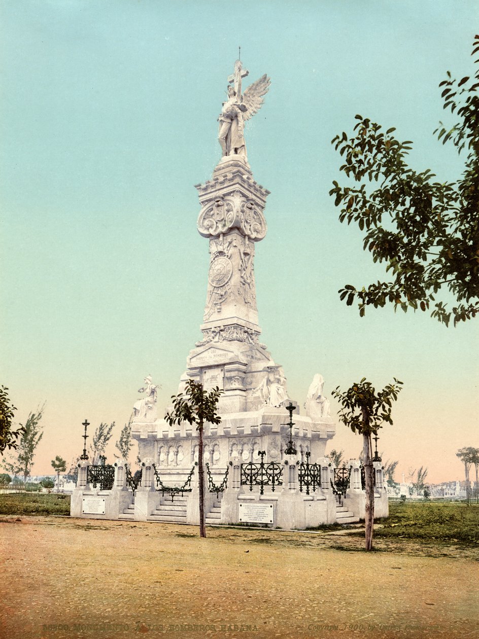 Monumento aos Bombeiros, Cemeterio de Colon, Havana, 1900 de Unknown