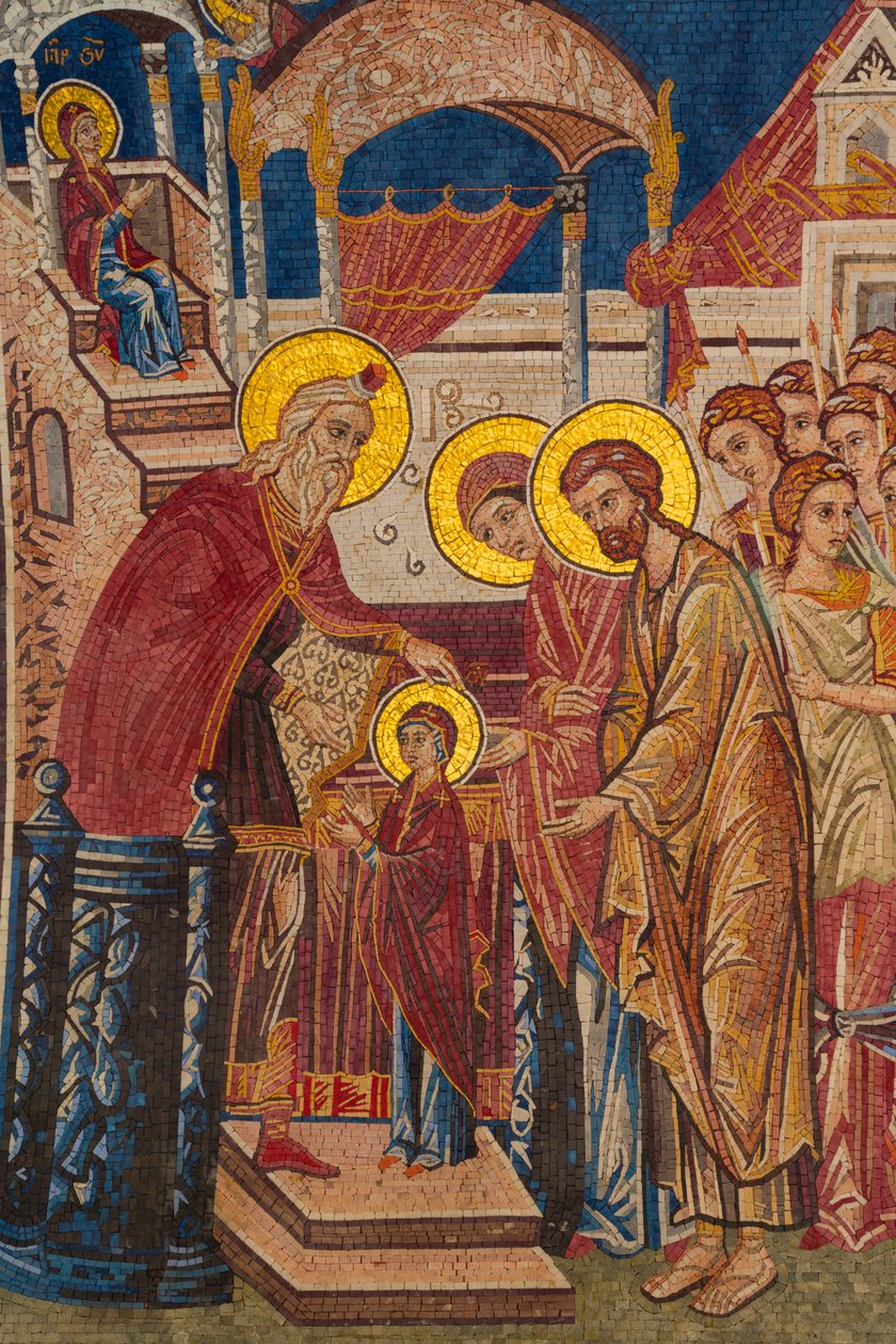 Mosaico em Manastir Ostrog, Montenegro de Unknown