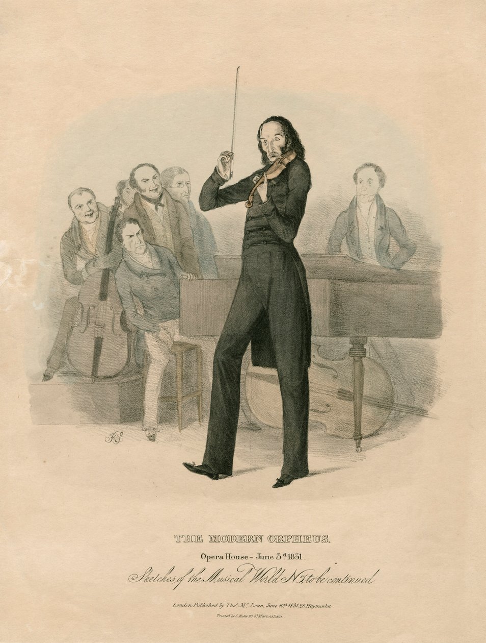 Niccolo Paganini - retrato de Unknown